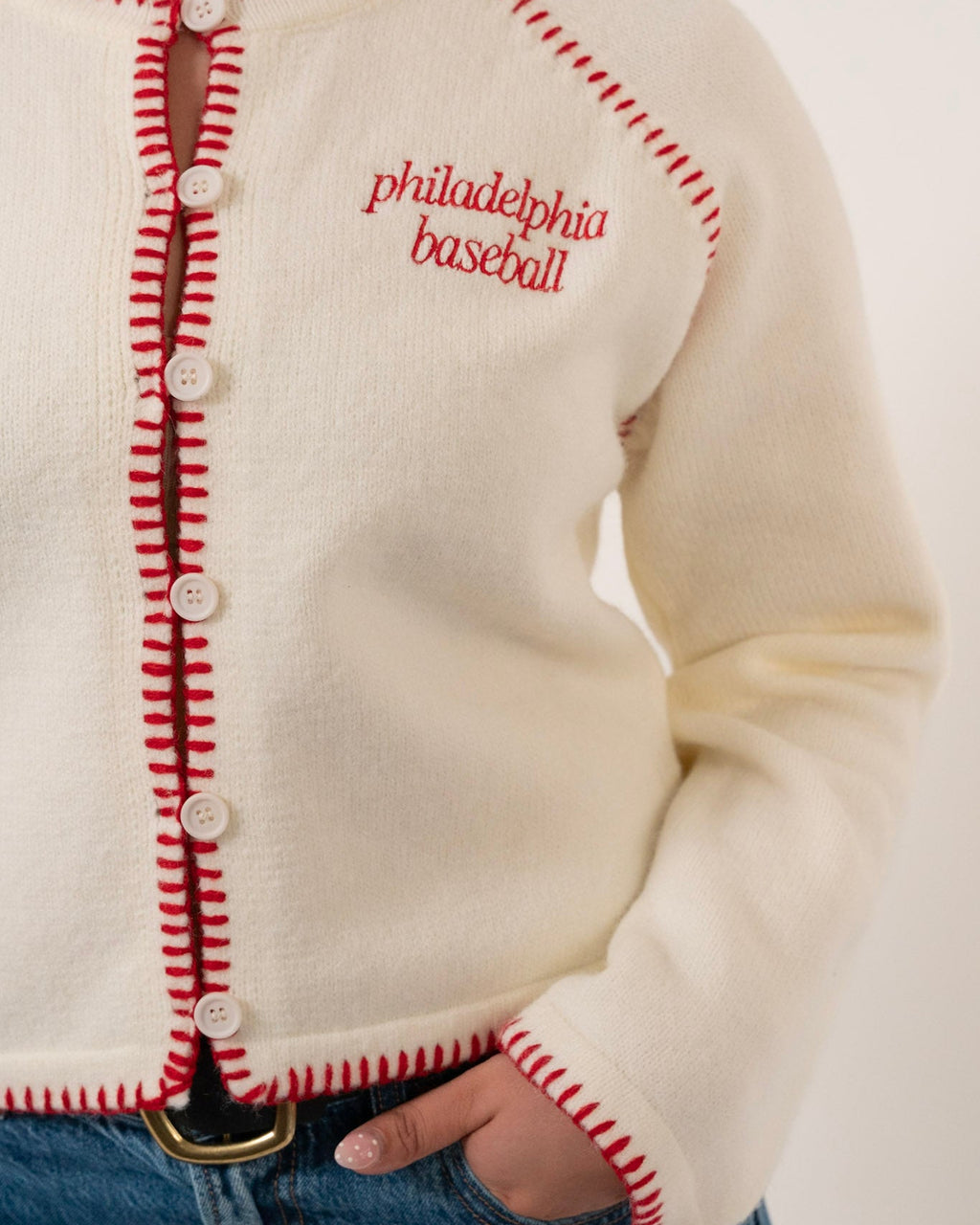 The Philadelphia Baseball Cardigan