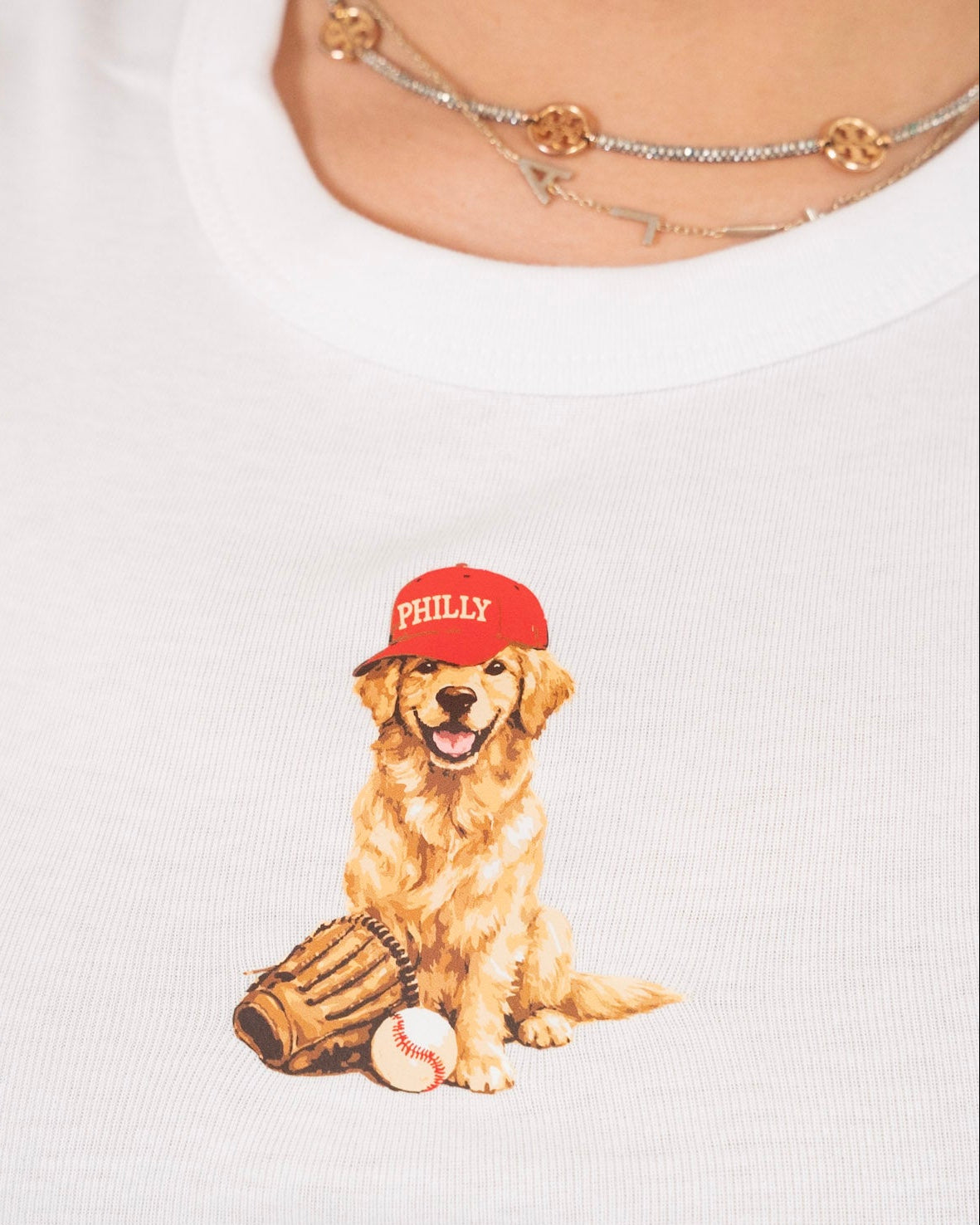 The Golden Sporty Baby Tee