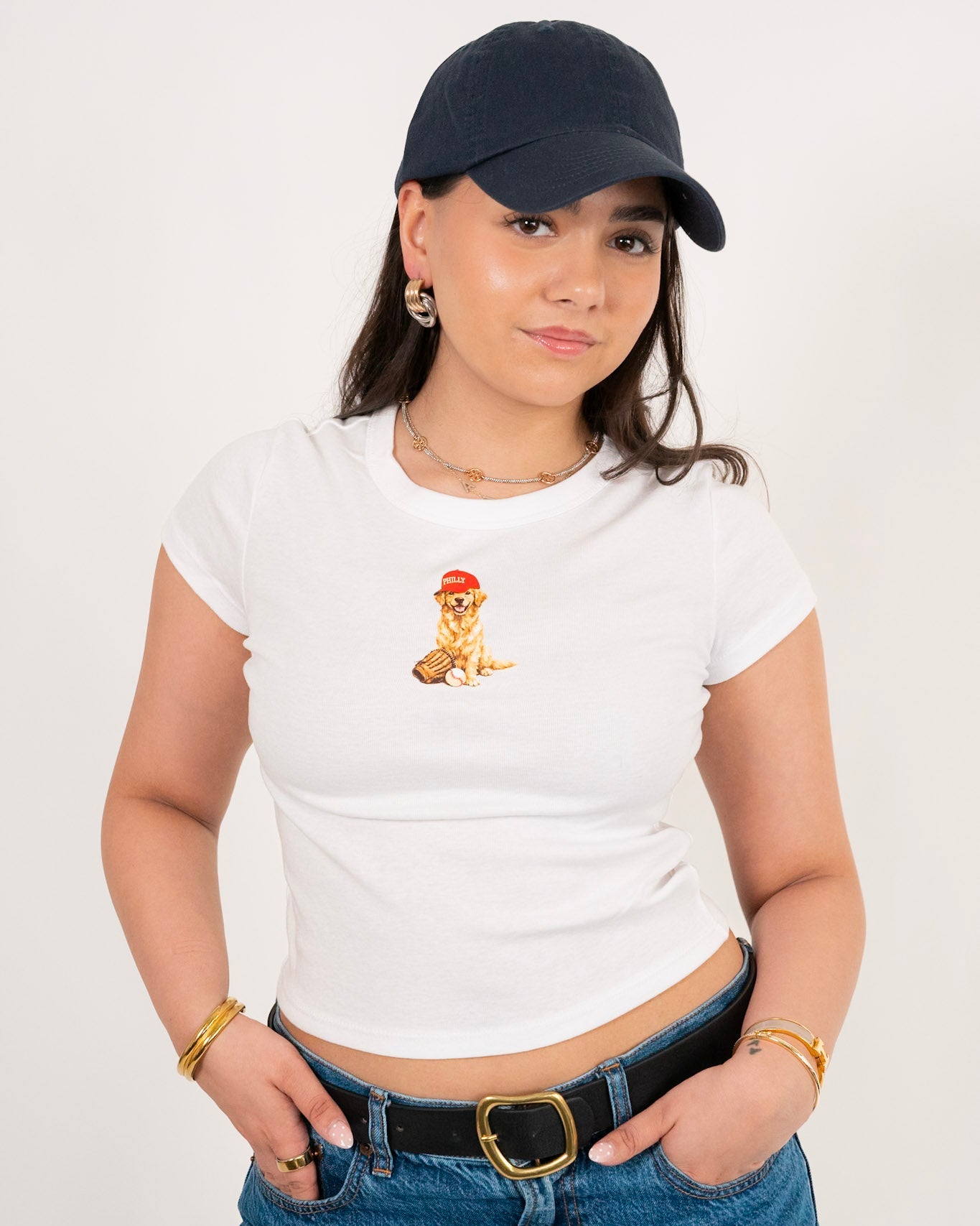 The Golden Sporty Baby Tee