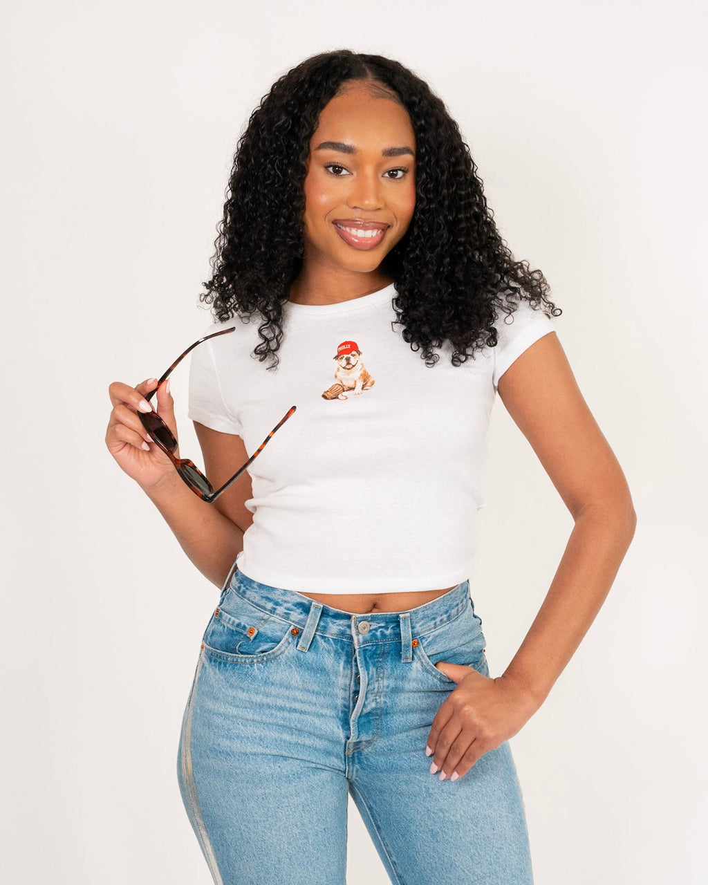 The Bulldog Sporty Baby Tee