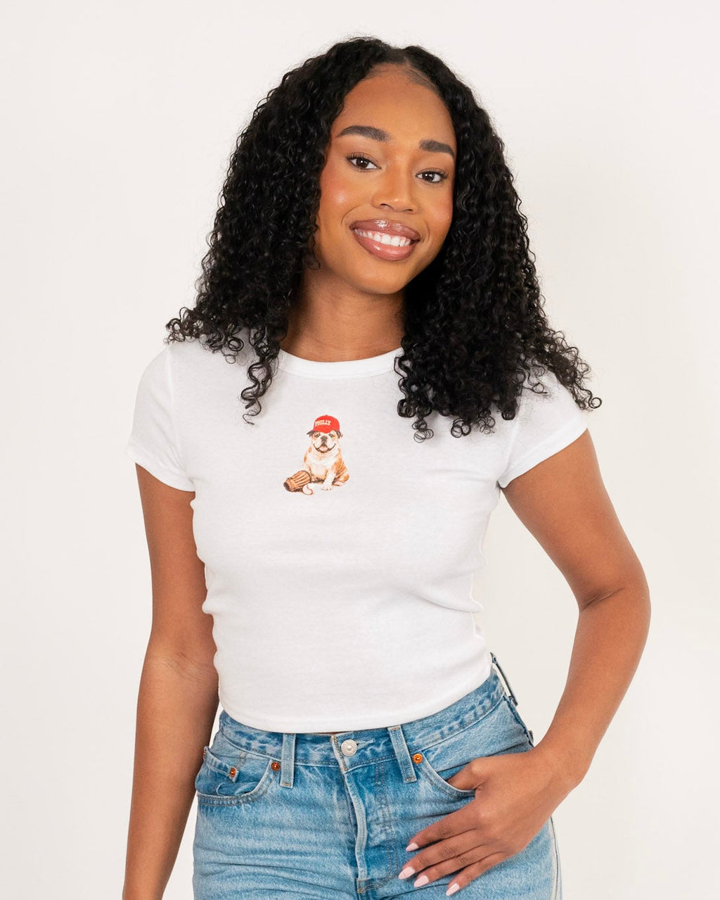 The Bulldog Sporty Baby Tee