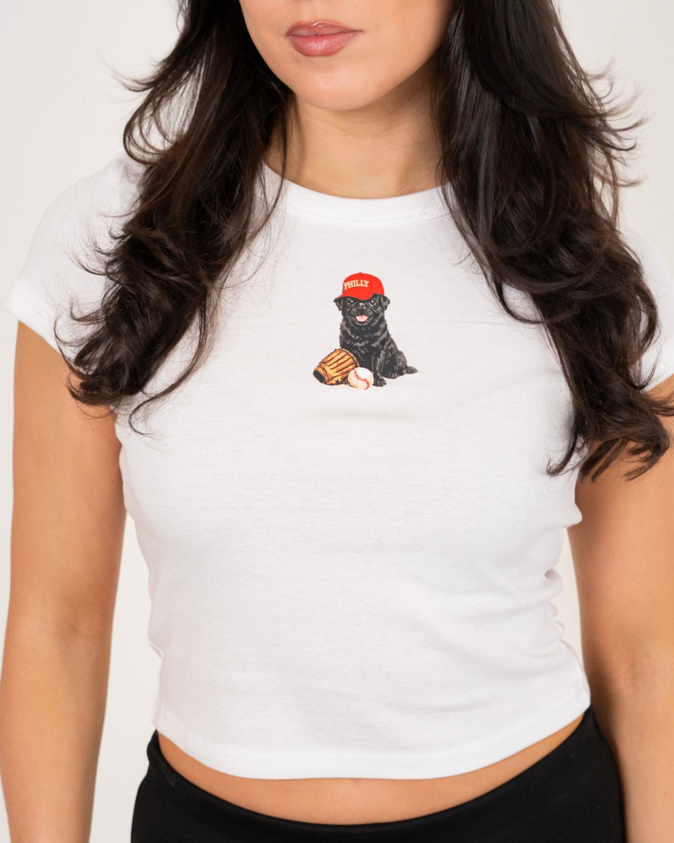The Pug Sporty Baby Tee