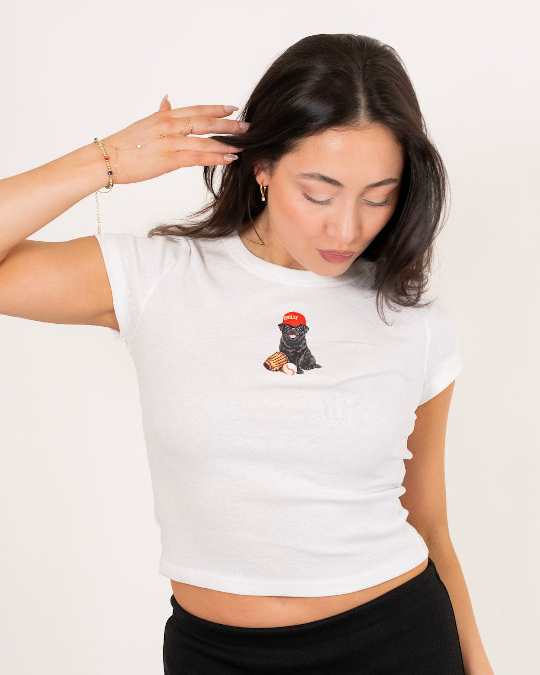 The Pug Sporty Baby Tee