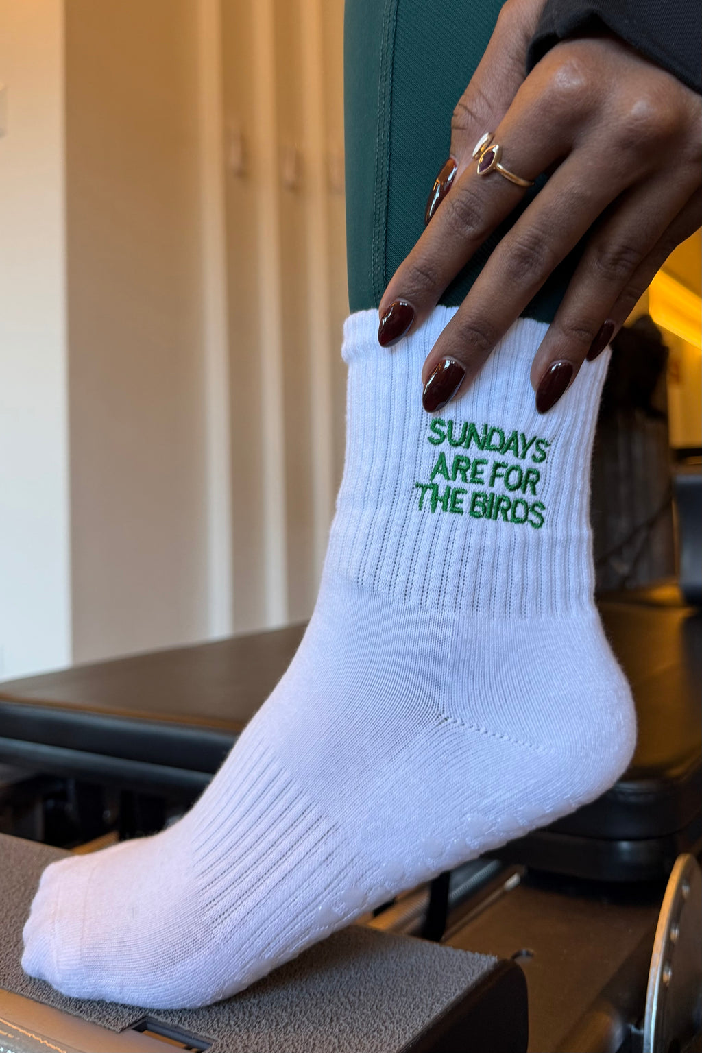 The Birds Sunday Grip Socks