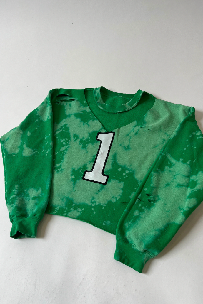 The Distressed Jersey Crewneck