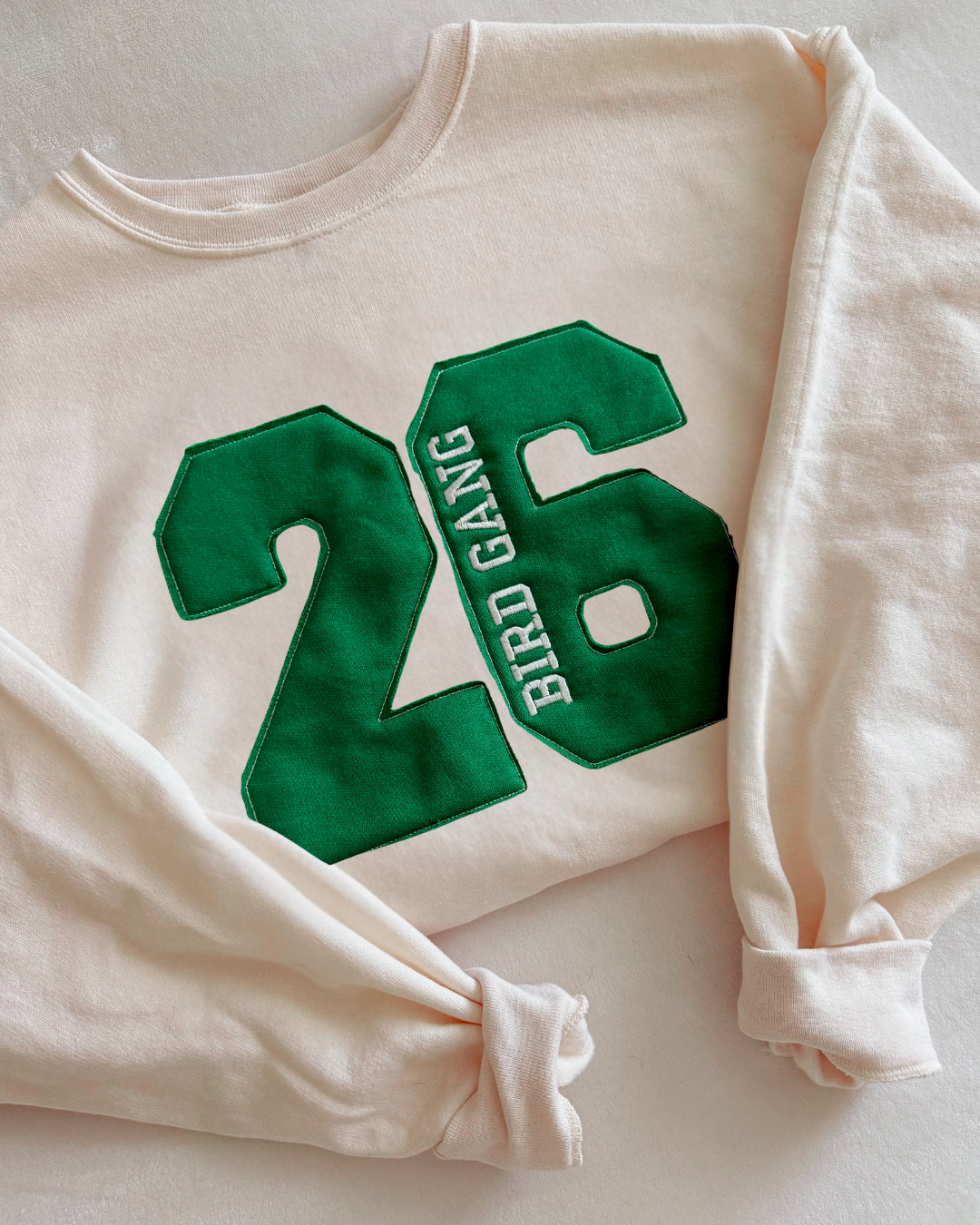 The Bird Gang Patchwork Crewneck