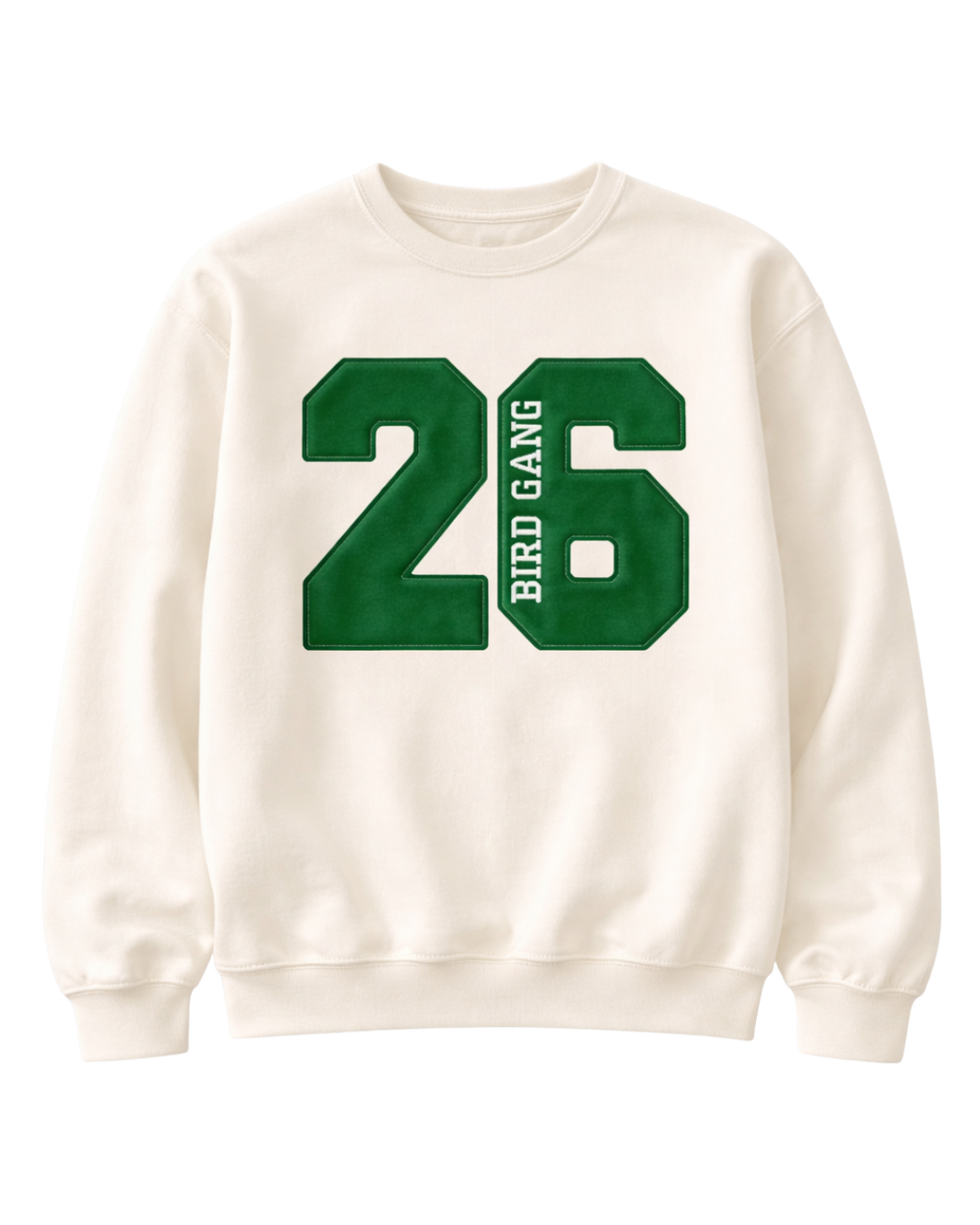 The Bird Gang Patchwork Crewneck